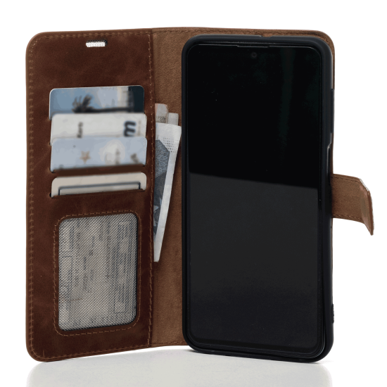 General Mobile GM 22 Plus Quality Luxury Case With Genuine Leather Wallet Cover General Mobile GM 22 Plus Quality Luxury Case With Genuine Leather Wallet Cover