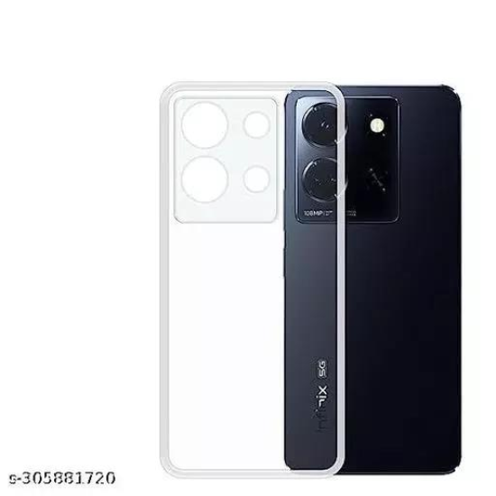 infinix Note 30 Silicone Case Camera Protected Silicone Rubber Back Cover