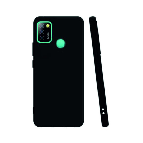 Infinix Smart 5 Case Camera Protected Silicone Rubber Back Cover