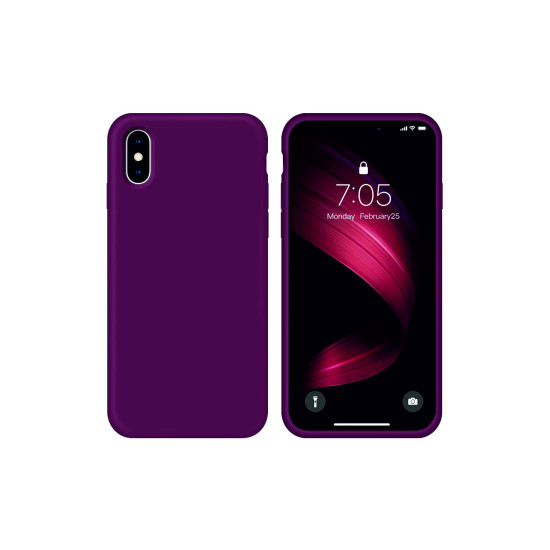 iPhone XS Kılıf Kamera Korumalı Silikon Rubber Arka Kapak