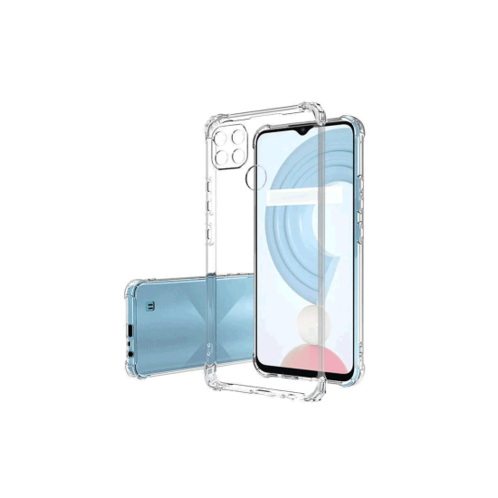 Realme C25Y Kılıf Kamera Korumalı Silikon Rubber Arka Kapak