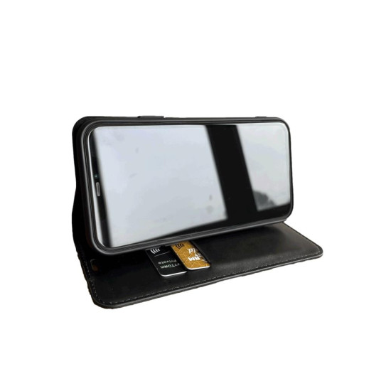 Reeder S19 Max Pro S Cüzdanlı Kapaklı Kılıf Kartlıklı Standlı Kopçalı