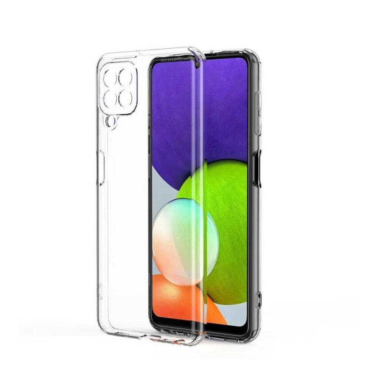 Samsung Galaxy A22 Kılıf Kamera Korumalı Silikon Rubber Arka Kapak