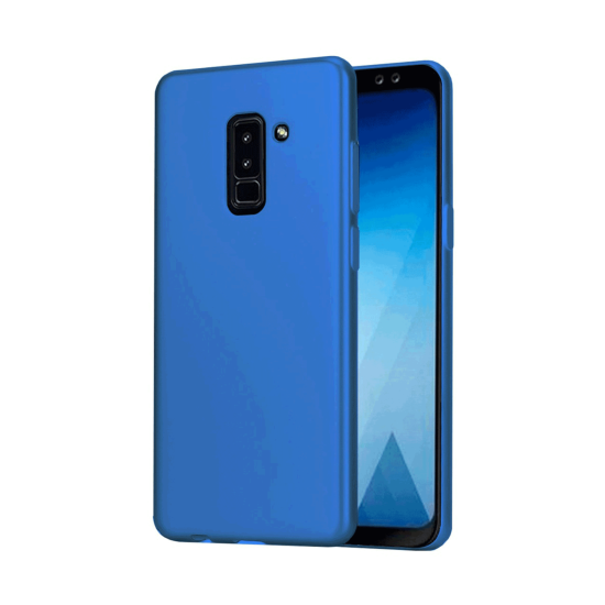 Samsung Galaxy J8 Case Camera Protected Silicone Rubber Back Cover