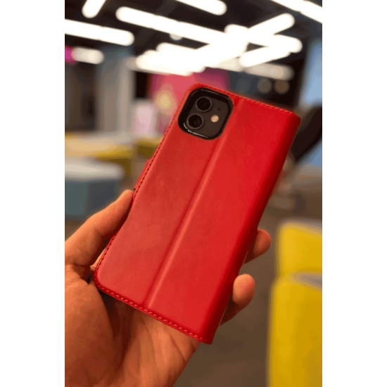 Samsung Galaxy Note 9 Cüzdanlı Kapaklı Kılıf Kartlıklı Standlı Kopçalı