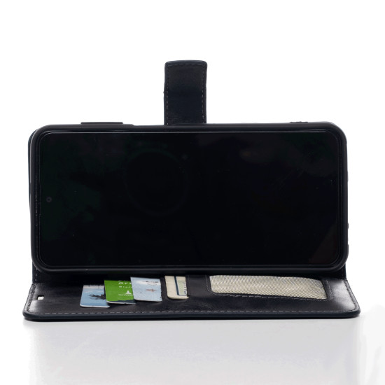 Samsung Galaxy S24 Plus Hakiki Deri Cüzdanlı Kapaklı Kaliteli Lüks Cüzdan Kılıf