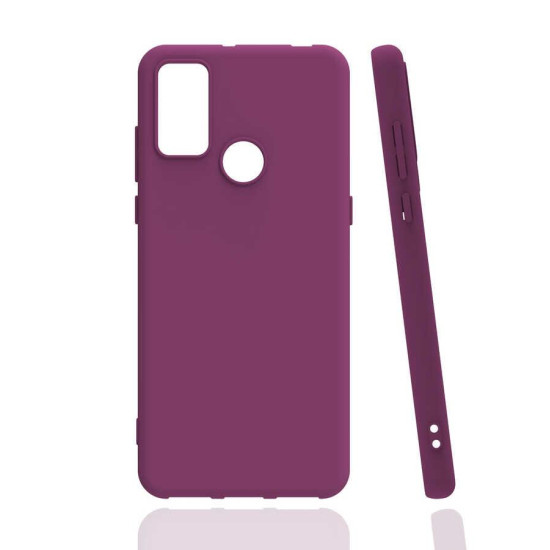 TCL 20E Kılıf Kamera Korumalı Silikon Rubber Arka Kapak