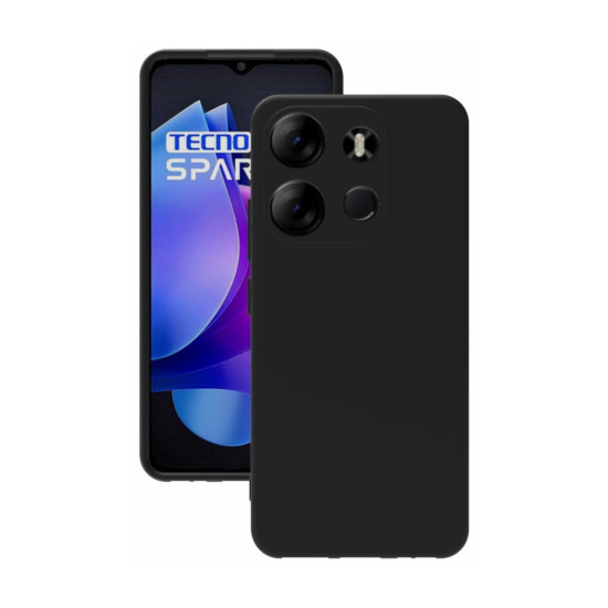 Tecno Spark Go 2023 Case Camera Protected Silicone Rubber Back Cover