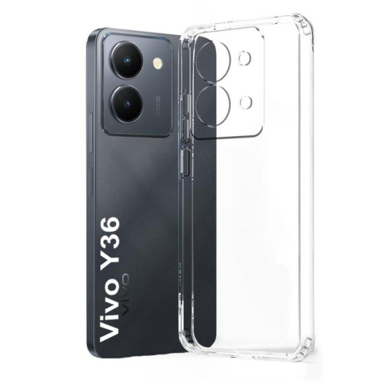 Vivo Y36 Silicone Case Camera Protected Silicone Rubber Back Cover