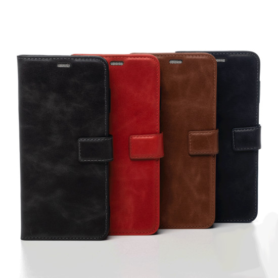 Xiaomi Poco F5 Genuine Leather Wallet Cover Quality Luxury Wallet Case