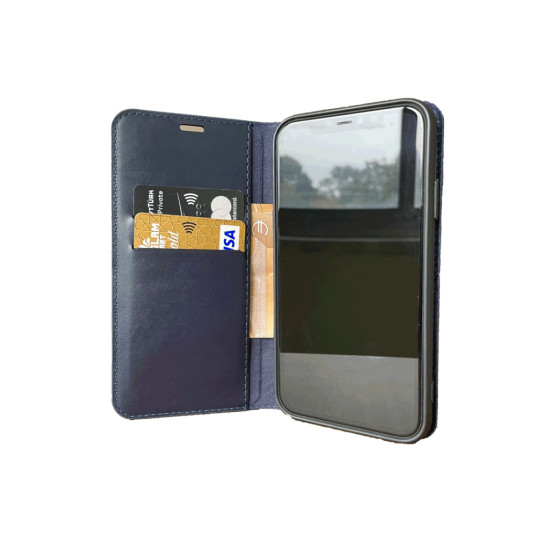 Xiaomi Redmi 12C Wallet Clamshell Case with Card Holder Stand Hook