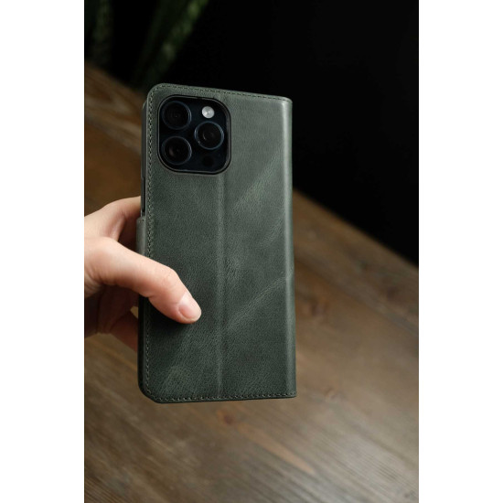 Quality Luxury Case for Xiaomi Redmi Note 9s Genuine Leather Wallet Clamshell